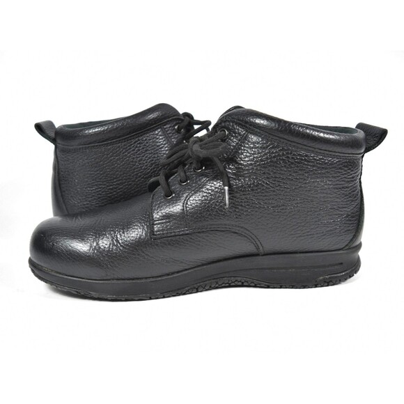 SAS Women's Black Alpine Non Slip Leather Ankle Boots Tripad Comfort Size 8.5 - Picture 5 of 8